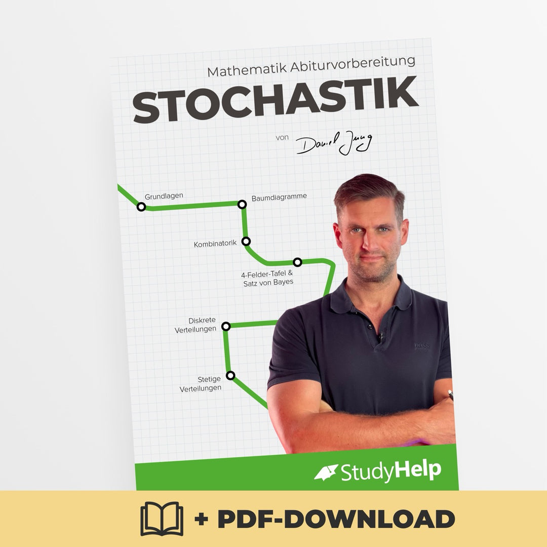 Mathe Abitur Stochastik Lernheft | StudyHelp Verlag.