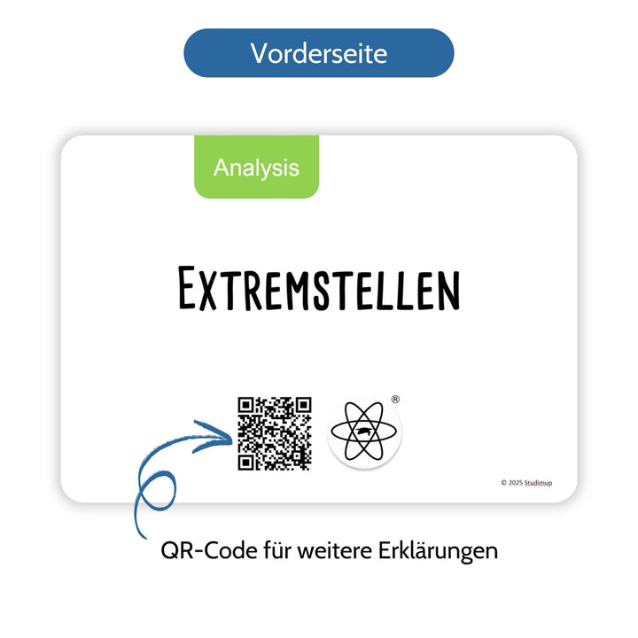 Mathe Spickzettel A6 Pro: Lernkarten für das Gymnasium | Studimup.