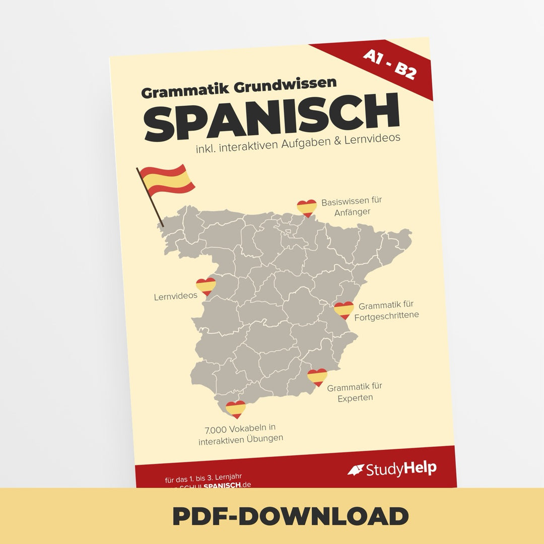 Spanisch Grundwissen - Grammatik | StudyHelp Verlag.