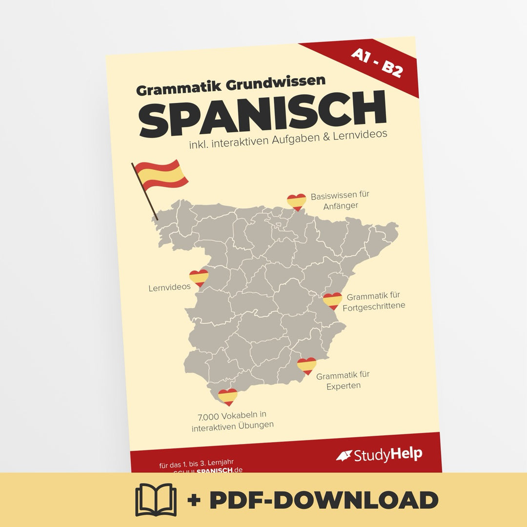 Spanisch Grundwissen - Grammatik | StudyHelp Verlag.