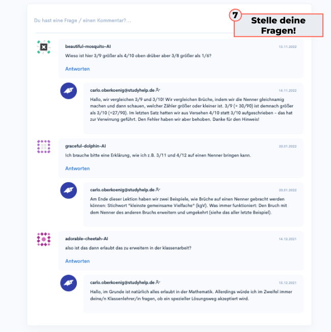 Mathe Onlinekurse für die 5.-10. Klasse | StudyHelp Verlag.