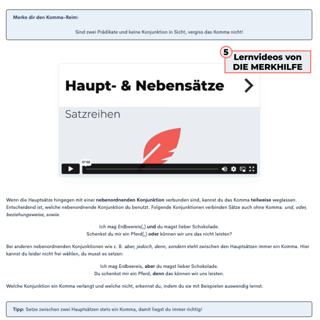 Deutsch Onlinekurse für die 5.-10. Klasse Onlinekurs