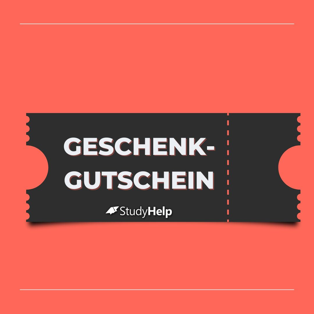Geschenkgutschein | StudyHelp Shop.