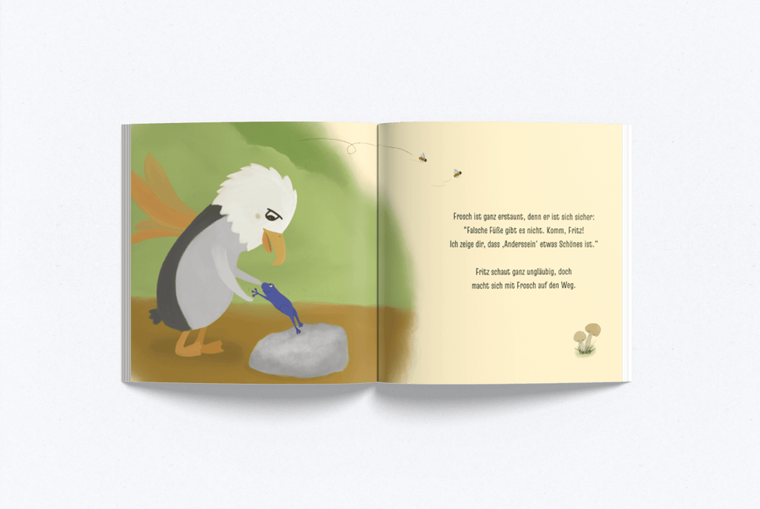 Fritz das Flattertier - Mutmachgeschichte über Anderssein & Einzigartigkeit | Zwergenstark.