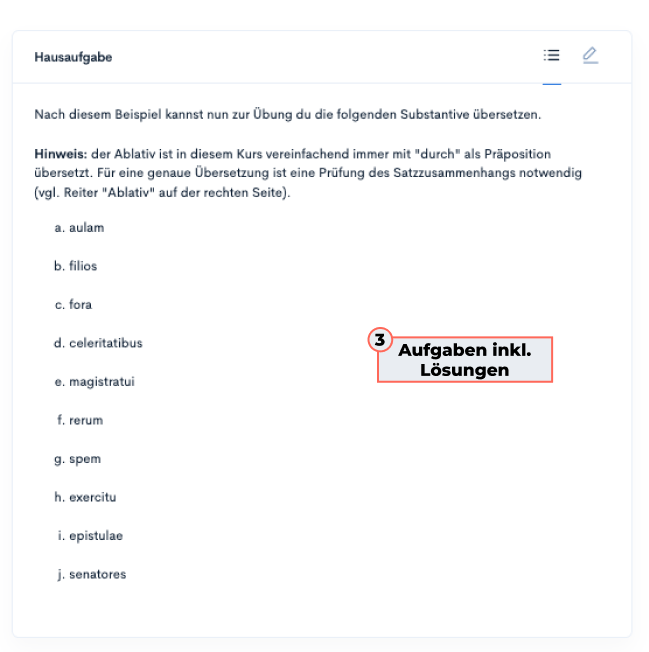 Latein Onlinekurs | StudyHelp Verlag.