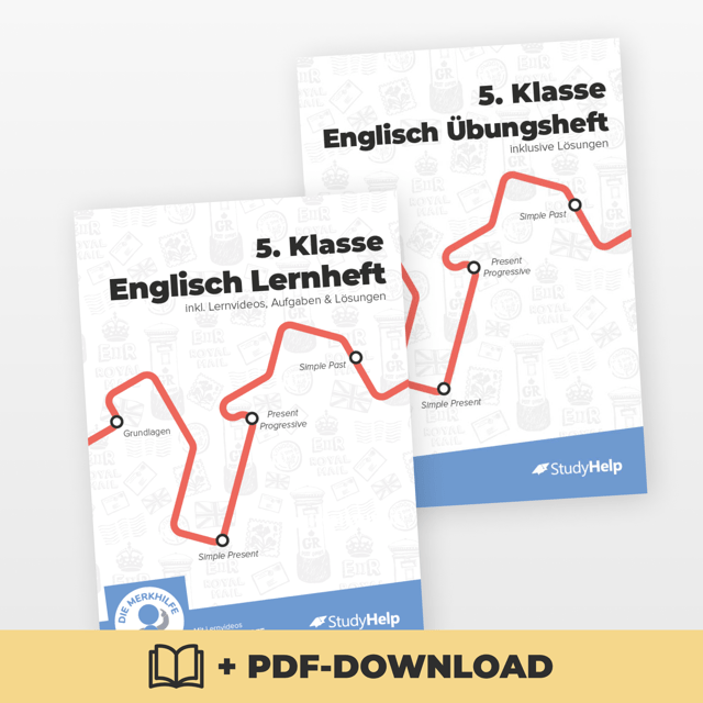 Englisch Set für die 5. Klasse | StudyHelp Verlag.