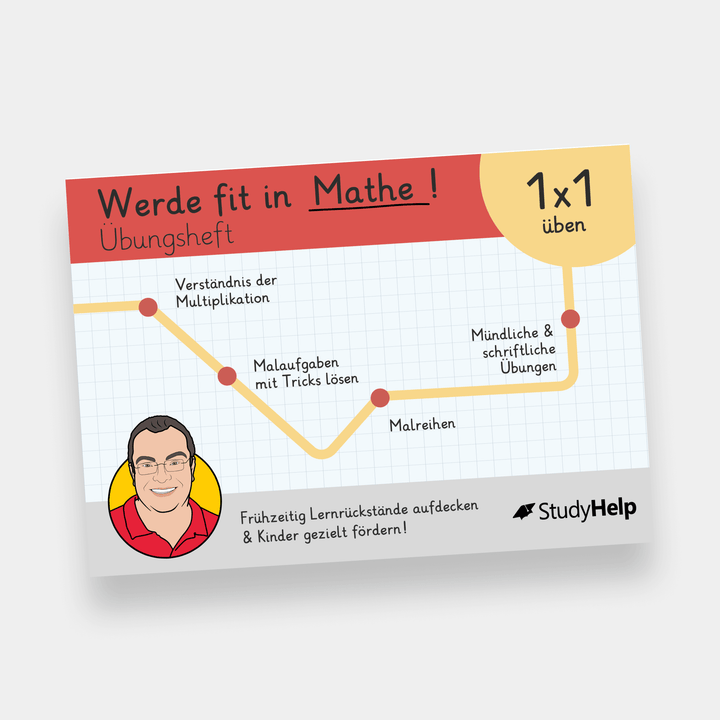 Werde fit in Mathe - Einmaleins (1x1) üben | StudyHelp Verlag.