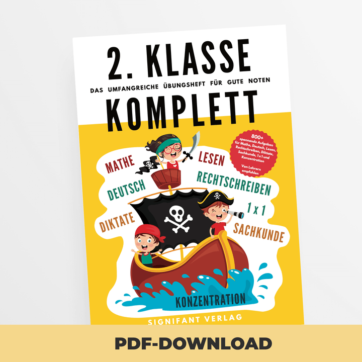 2. Klasse Komplett - Das umfangreiche Übungsheft für gute Noten | Experifant Verlag.