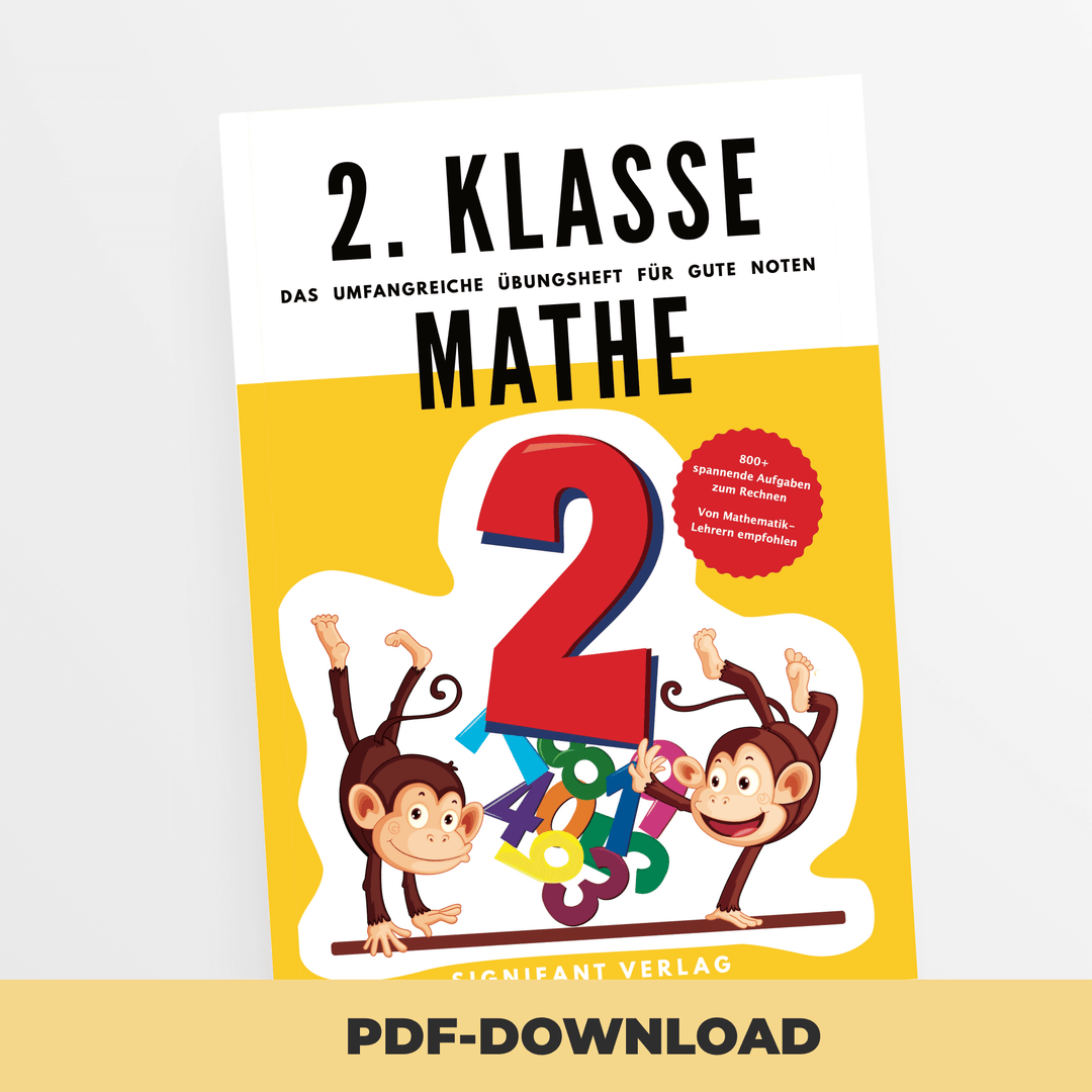 2. Klasse Mathe - Das umfangreiche Übungsheft für gute Noten | Experifant Verlag.