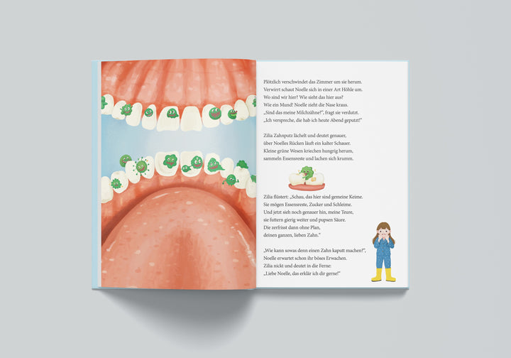 Zahnputzbuch - Noelle findet Zähneputzen blöd | Zwergenstark.