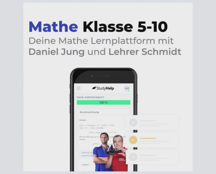 Mathe Onlinekurse für die 5.-10. Klasse | StudyHelp Verlag.
