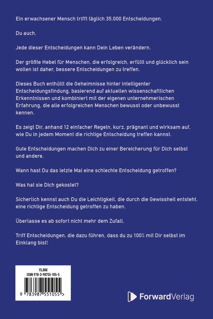 Die Kunst, bessere Entscheidungen zu treffen | ForwardVerlag.