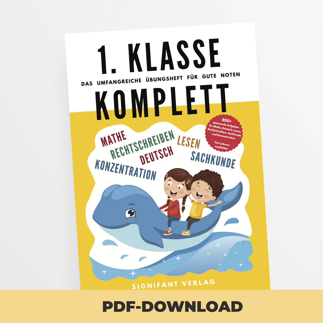 1. Klasse Komplett - Das umfangreiche Übungsheft für gute Noten | Experifant Verlag.