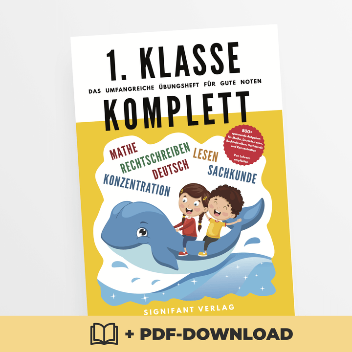 1. Klasse Komplett - Das umfangreiche Übungsheft für gute Noten | Experifant Verlag.