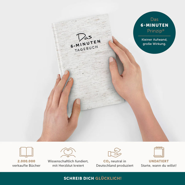 Das 6-Minuten-Tagebuch | 6-Minuten Verlag.