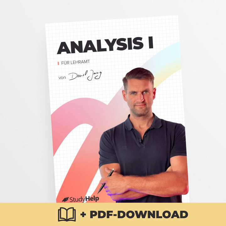 Analysis 1 für Lehramt | StudyHelp Verlag.