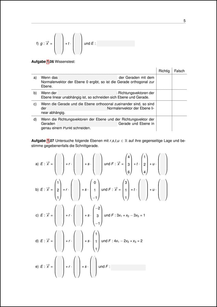 Aufgaben zu Lagebeziehungen | StudyHelp Verlag.