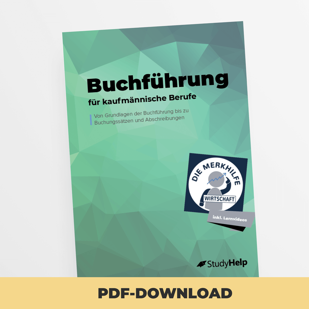 Buchführung für kaufmännische Berufe | StudyHelp Verlag.
