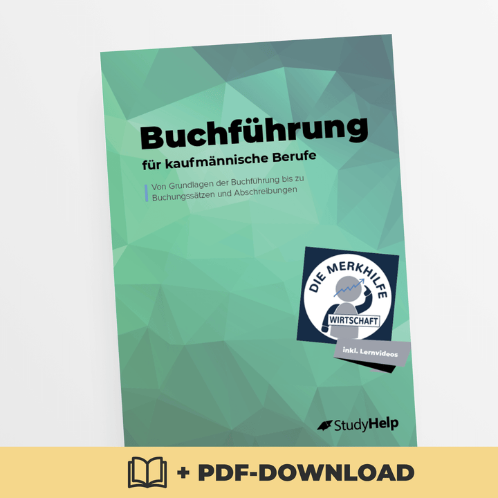Buchführung für kaufmännische Berufe | StudyHelp Verlag.