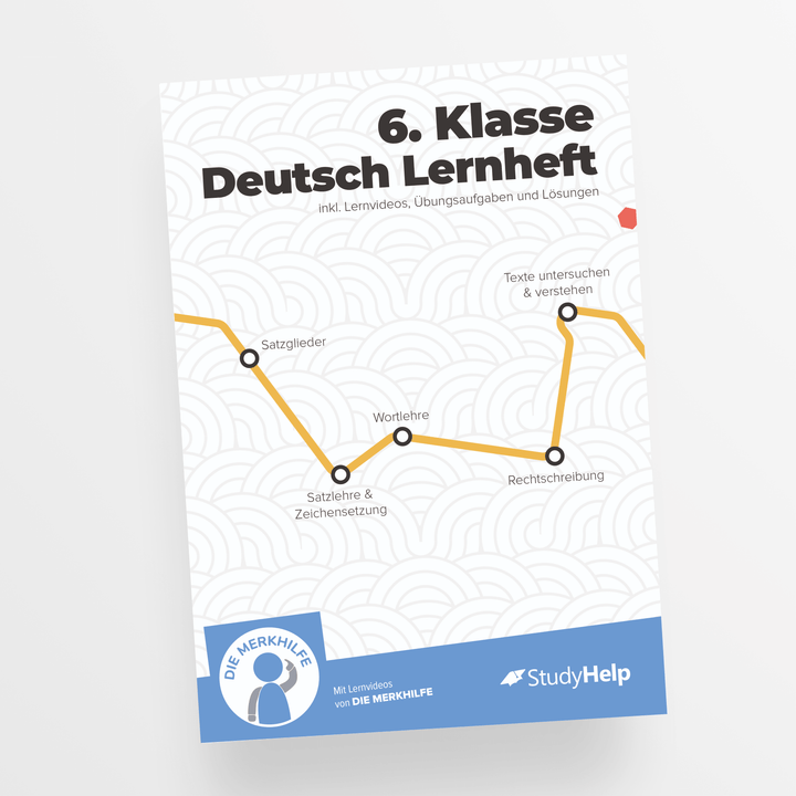 Deutsch Lernheft 6. Klasse | StudyHelp Verlag.