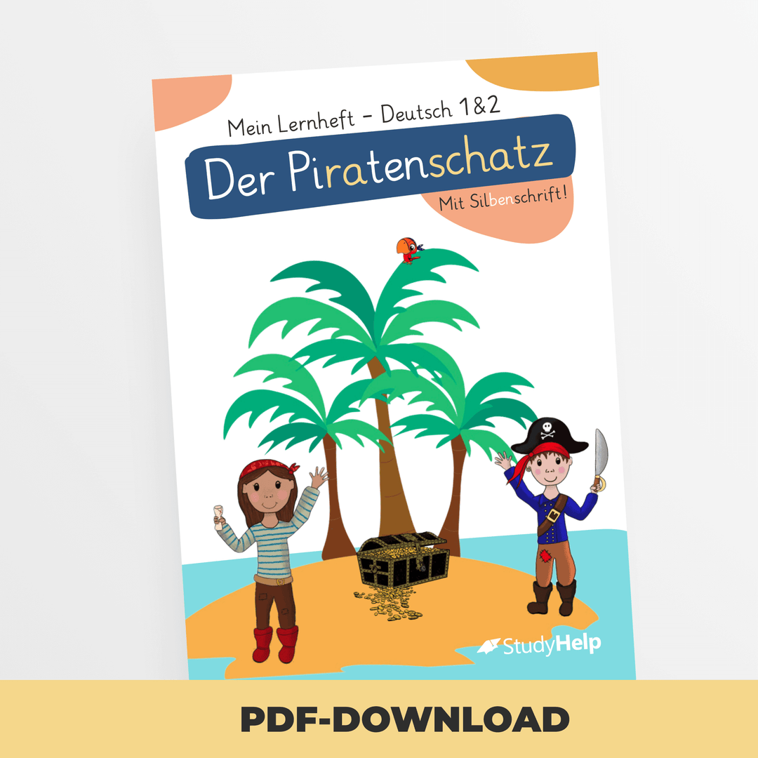 Deutsch Klasse 1 & 2 - Der Piratenschatz | StudyHelp Verlag.