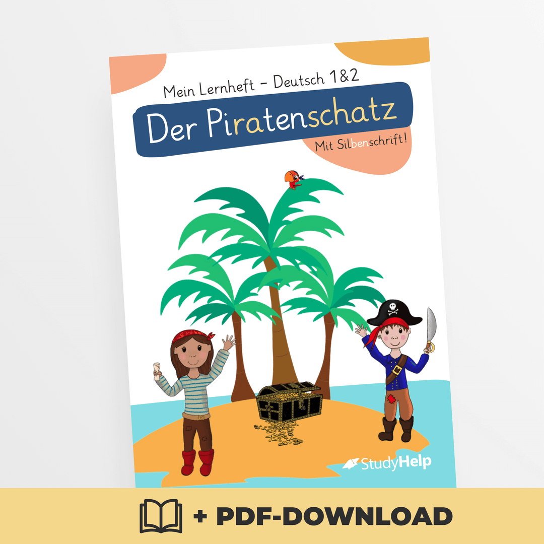 Deutsch Klasse 1 & 2 - Der Piratenschatz | StudyHelp Verlag.