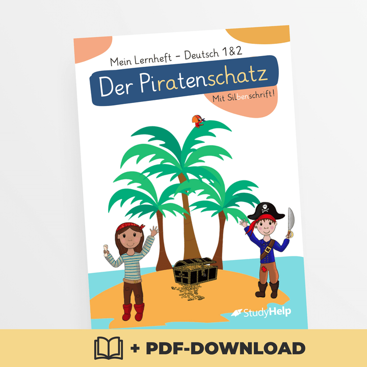 Deutsch Klasse 1 & 2 - Der Piratenschatz | StudyHelp Verlag.