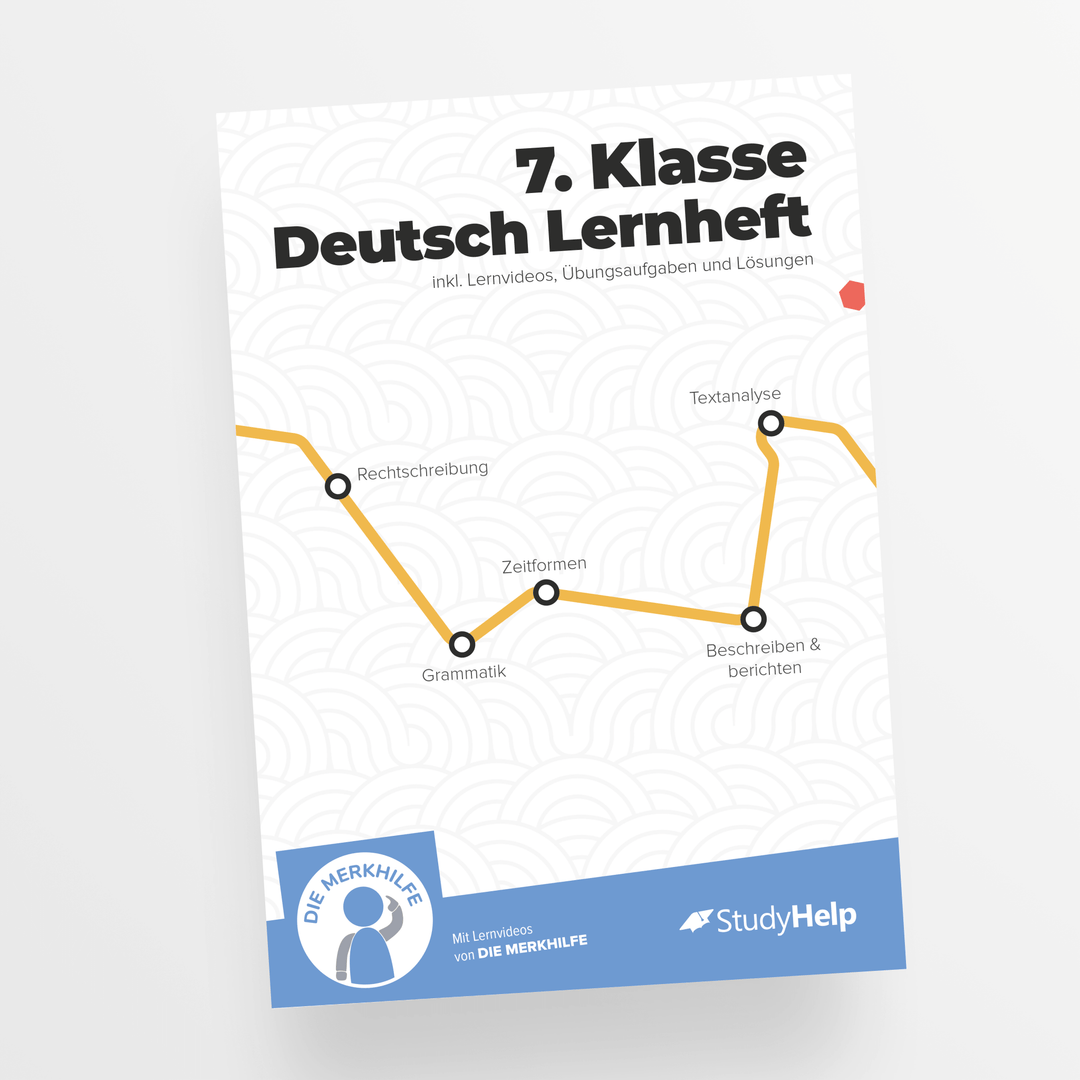 Deutsch Lernheft 7. Klasse | StudyHelp Verlag.