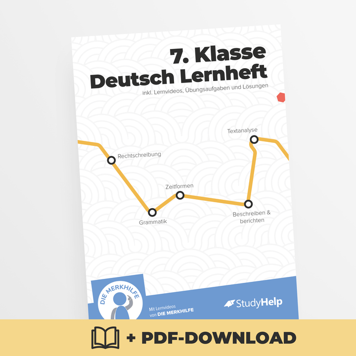 Deutsch Lernheft 7. Klasse | StudyHelp Verlag.