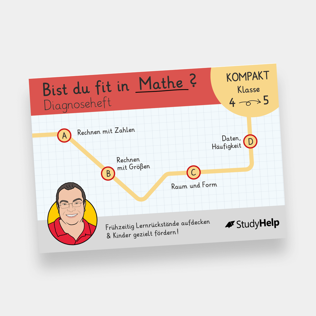 Diagnoseheft - Bist du fit in Mathe? | StudyHelp Verlag.
