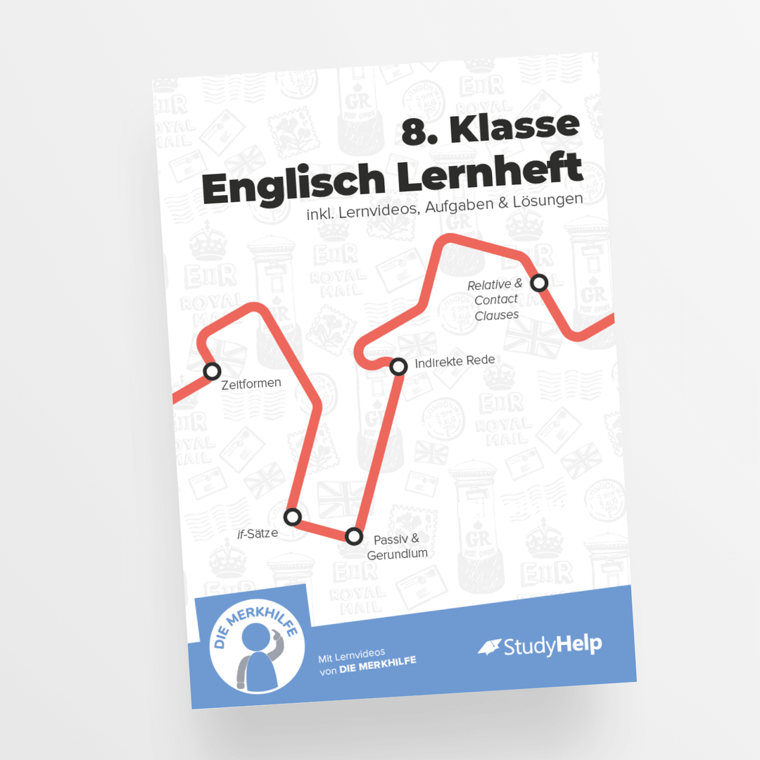 Englisch Lernheft 8. Klasse | StudyHelp Verlag.
