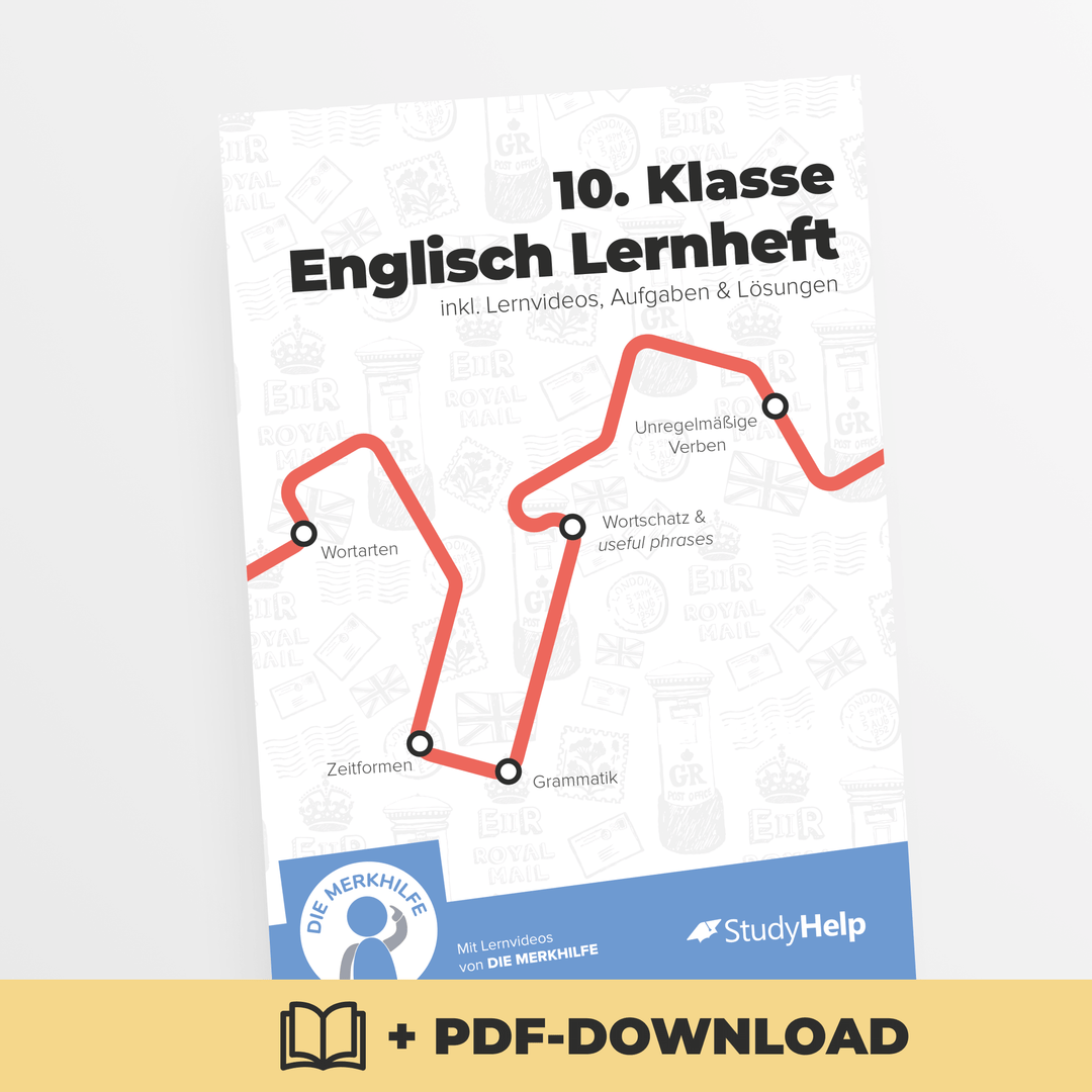 Englisch Lernheft 10. Klasse | StudyHelp Verlag.