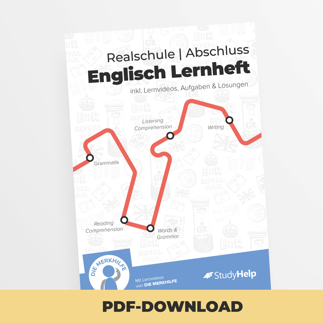 Englisch MSA / Realschule Abschluss | StudyHelp Verlag.