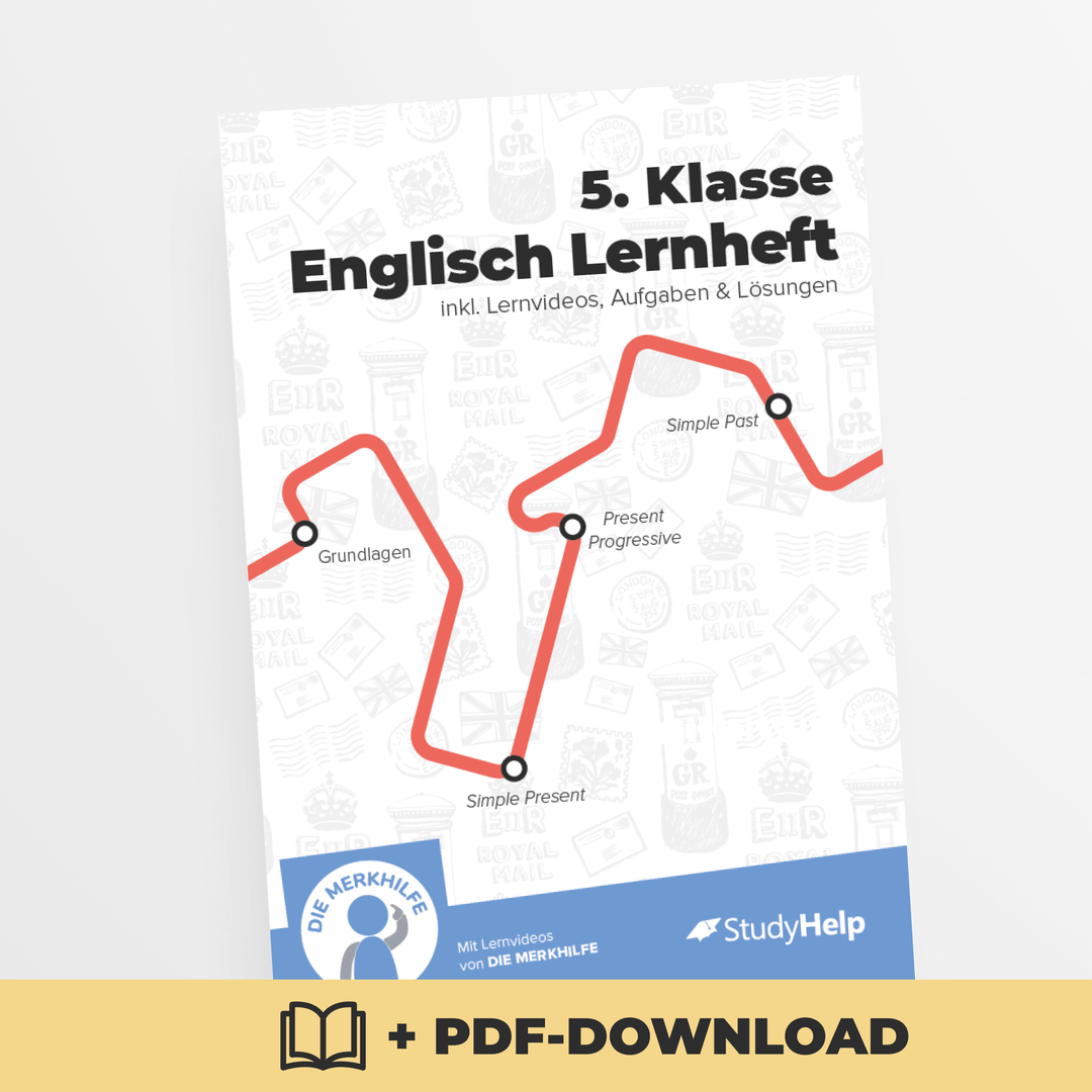 Englisch Lernheft 5. Klasse | StudyHelp Verlag.
