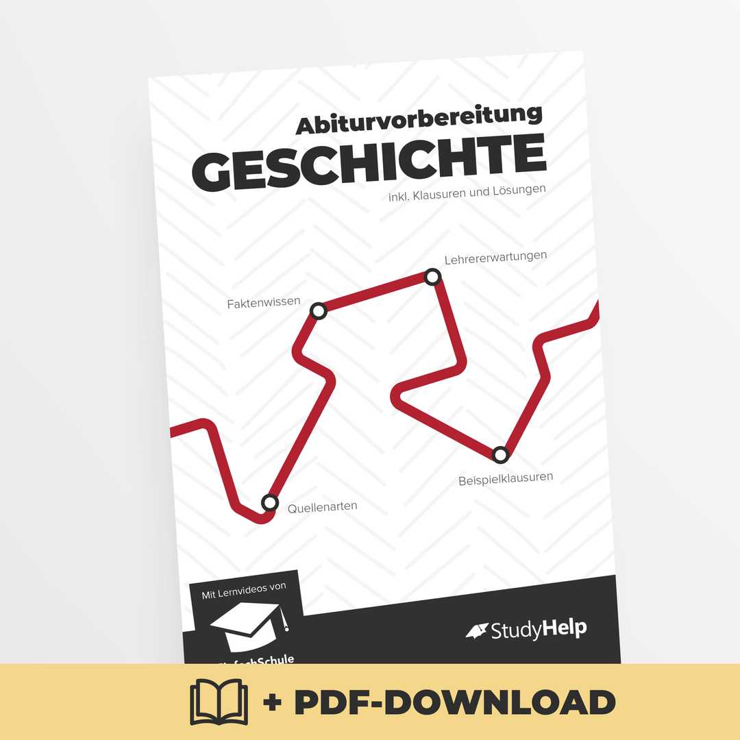 Geschichte Abiturvorbereitung mit EinfachSchule | StudyHelp Verlag.