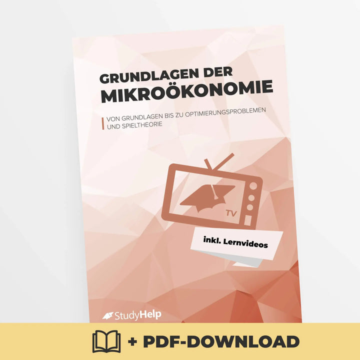 Grundlagen der Mikroökonomie (VWL) | StudyHelp Verlag.