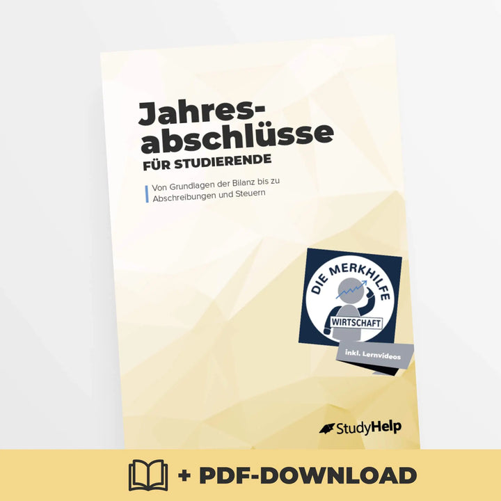 Jahresabschlüsse für Studierende | StudyHelp Verlag.