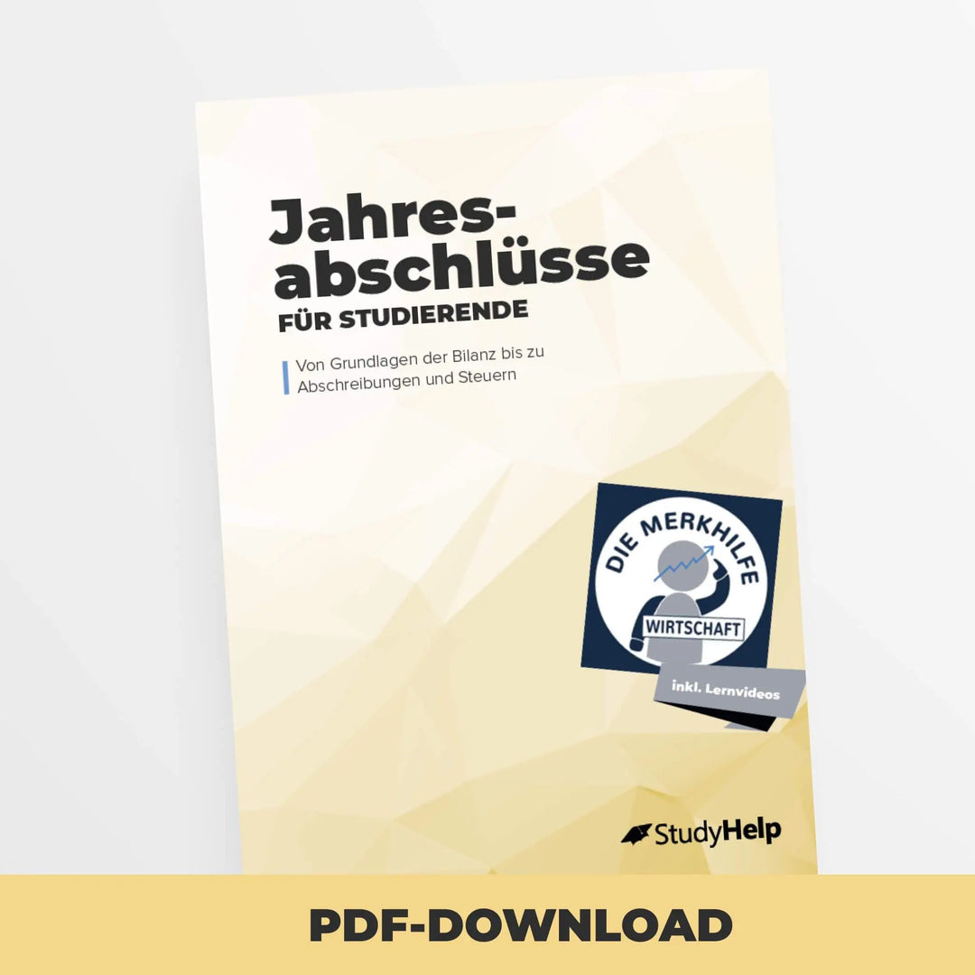 Jahresabschlüsse für Studierende | StudyHelp Verlag.