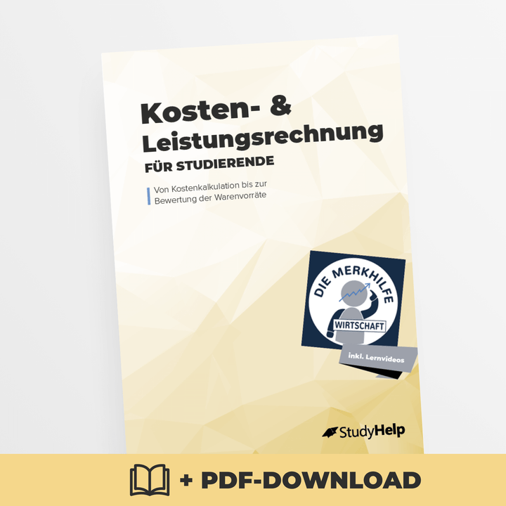 Kosten- & Leistungsrechnung für Studierende | StudyHelp Verlag.