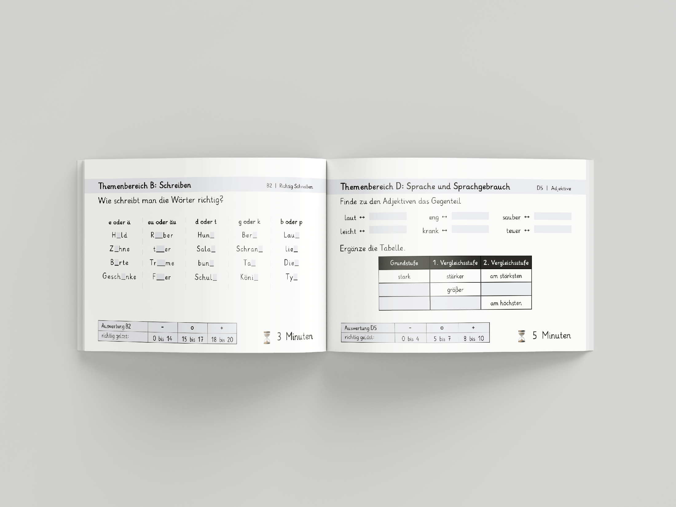 Diagnoseheft - Bist du fit in Deutsch? Diagnoseheft