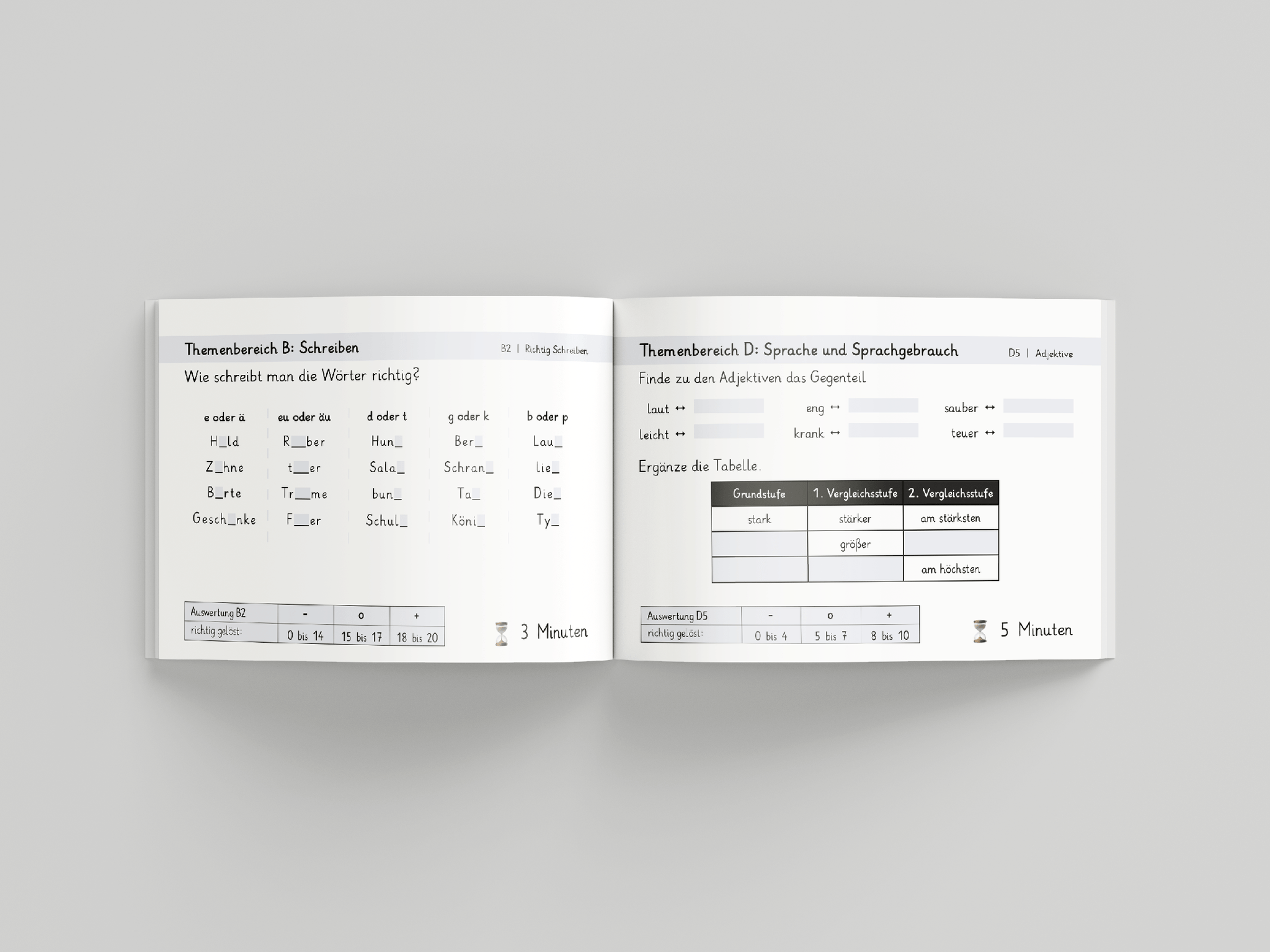Diagnoseheft - Bist du fit in Deutsch? Diagnoseheft