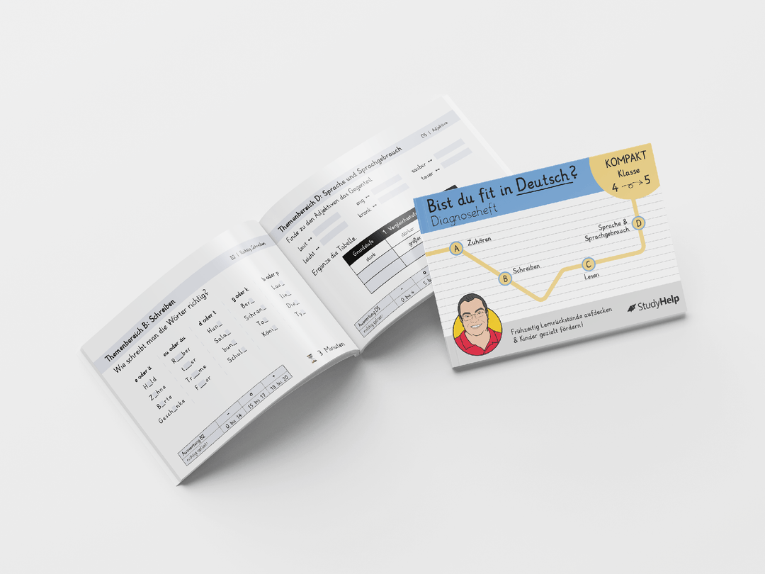 Diagnoseheft - Bist du fit in Deutsch? | StudyHelp Verlag.