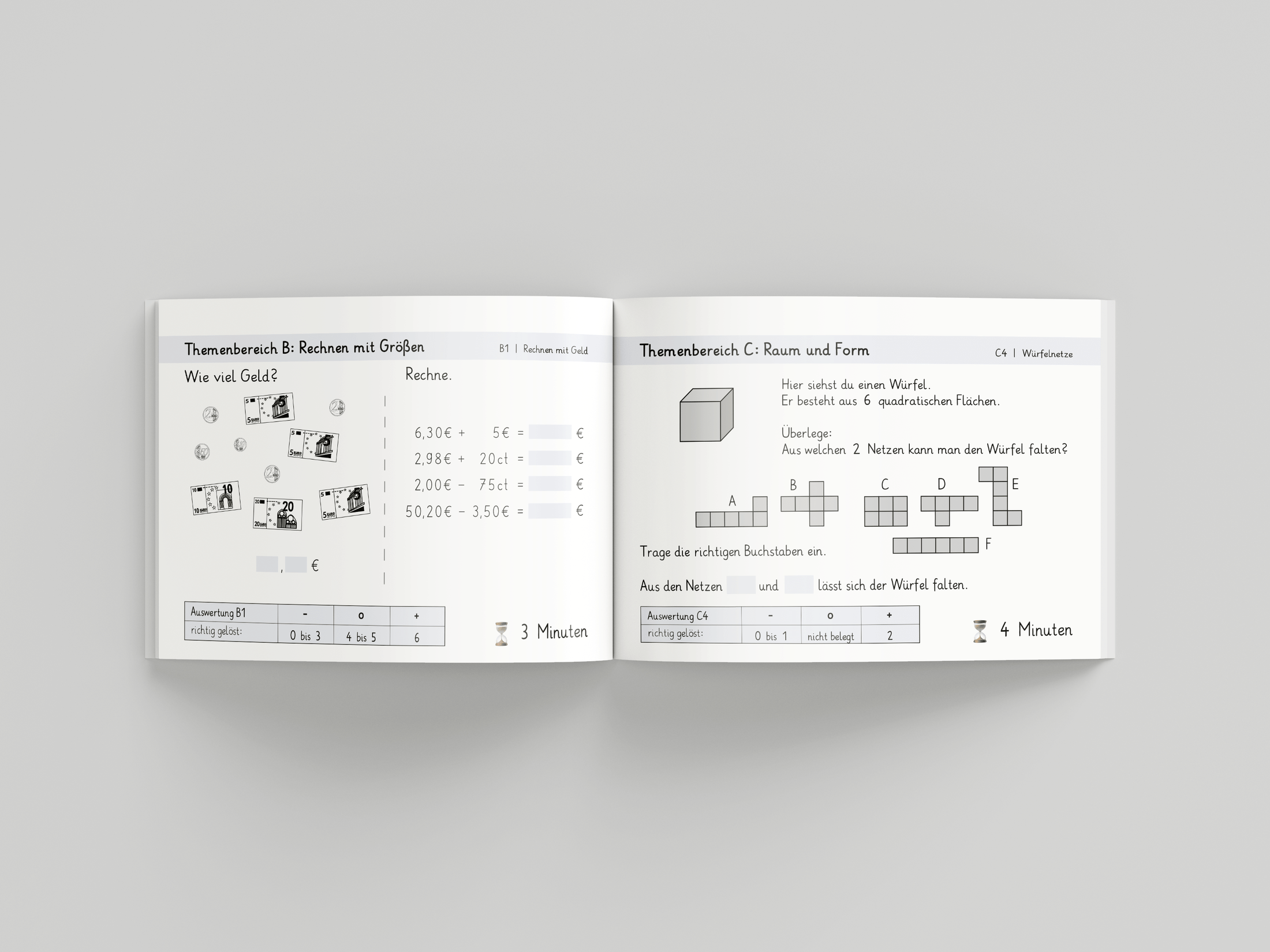 Diagnoseheft - Bist du fit in Mathe? Diagnoseheft