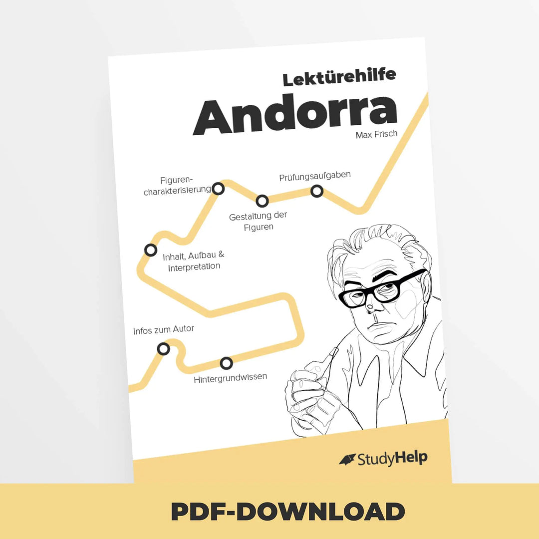 Lektürehilfe zu Andorra - Max Frisch | StudyHelp Verlag.