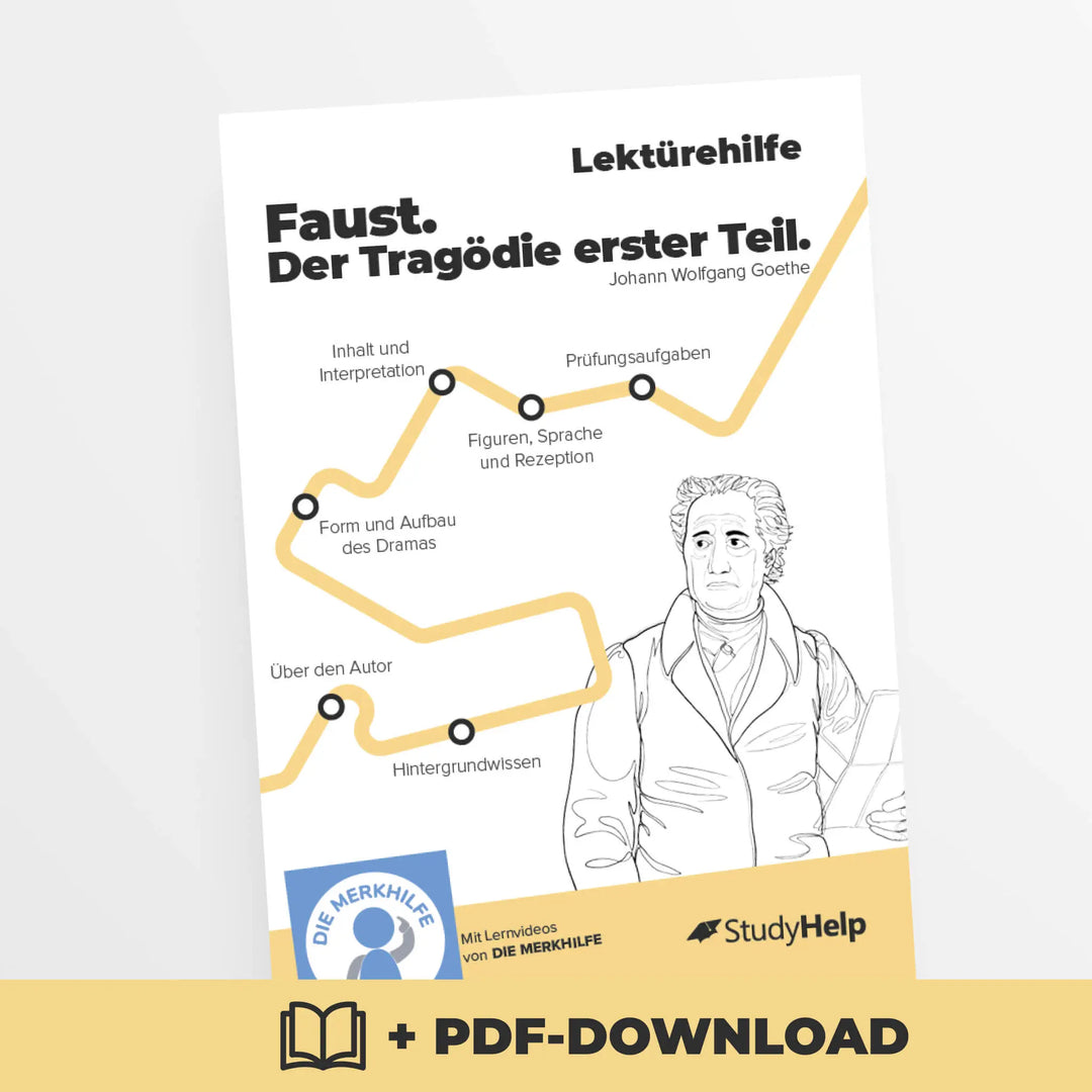 Lektürehilfe zu Faust I - Johann Wolfgang Goethe | StudyHelp Verlag.