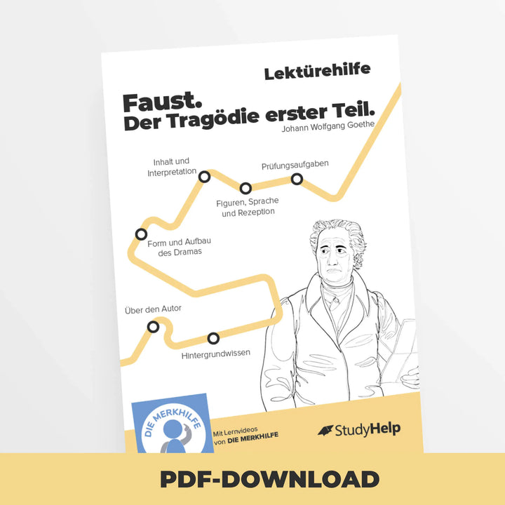Lektürehilfe zu Faust I - Johann Wolfgang Goethe | StudyHelp Verlag.