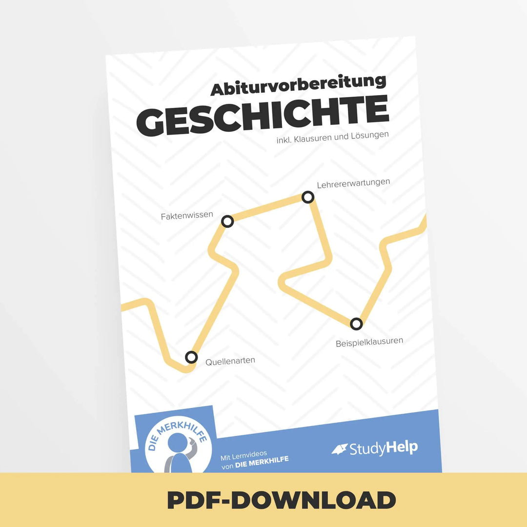 Lernheft Abiturvorbereitung Geschichte | StudyHelp Verlag.