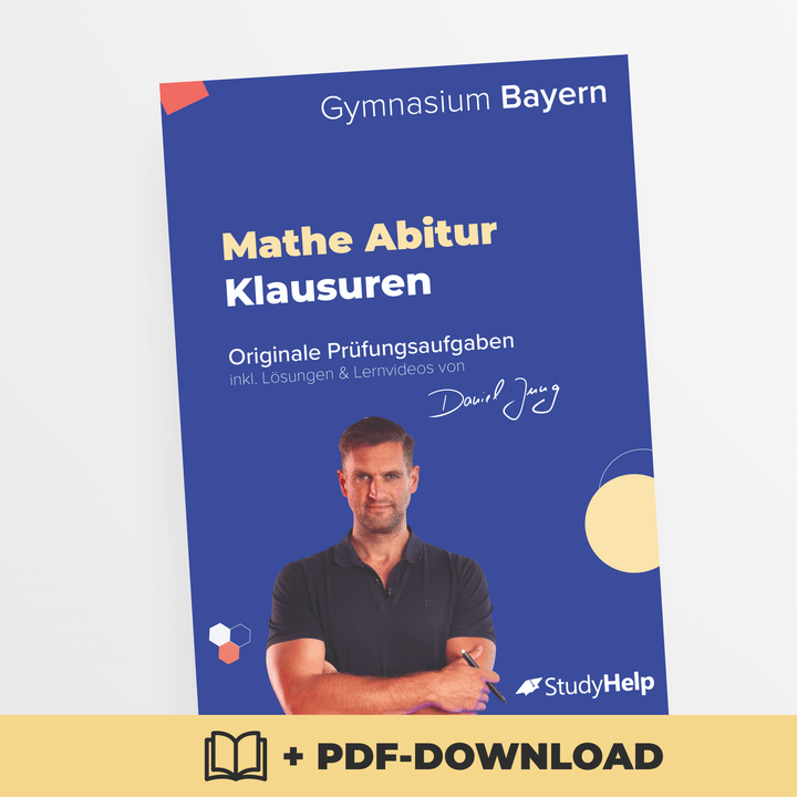 Mathe Abi Klausurenheft - Bayern (2026) | StudyHelp Verlag.