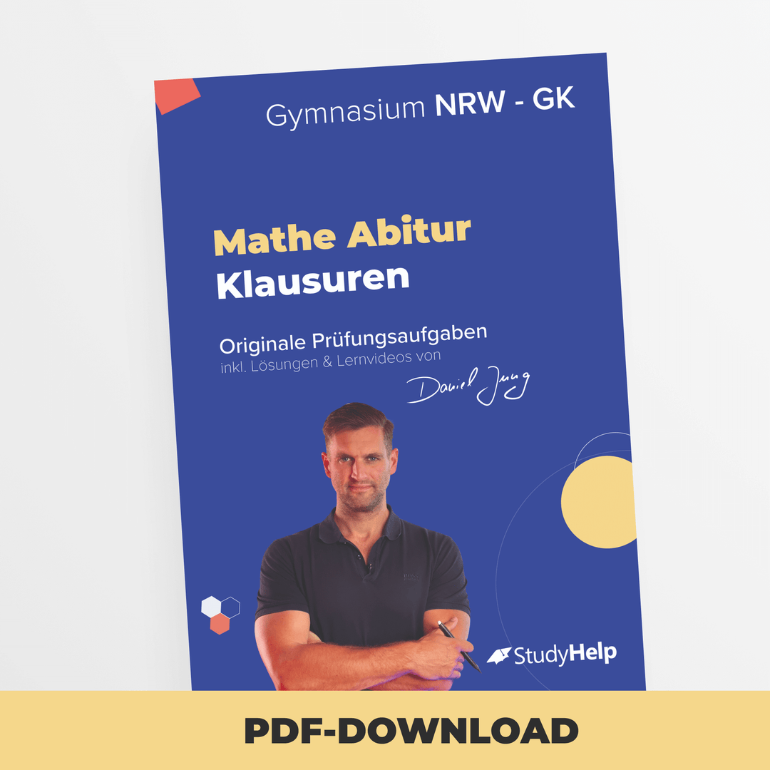 Mathe Abi Klausurenheft - NRW Grundkurs (2026) | StudyHelp Verlag.