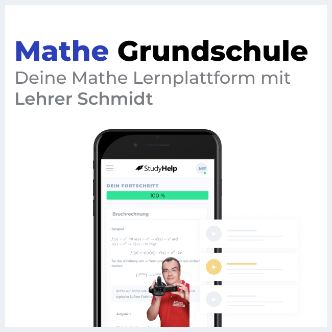 Mathe Onlinekurse für die 1.-4. Klasse | StudyHelp Verlag.